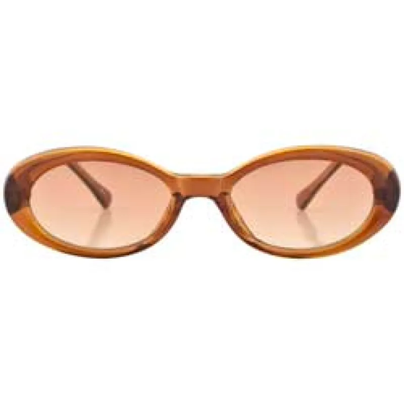 INSIGHT Brown/Brown Oval Sunglasses sold by Giant Vintage