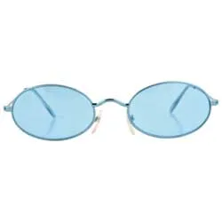 UPGRADE Blue/Blue Oval Sunglasses sold by Giant Vintage
