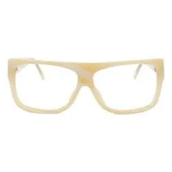 JACKSON Bone 80s Clear Glasses sold by Giant Vintage