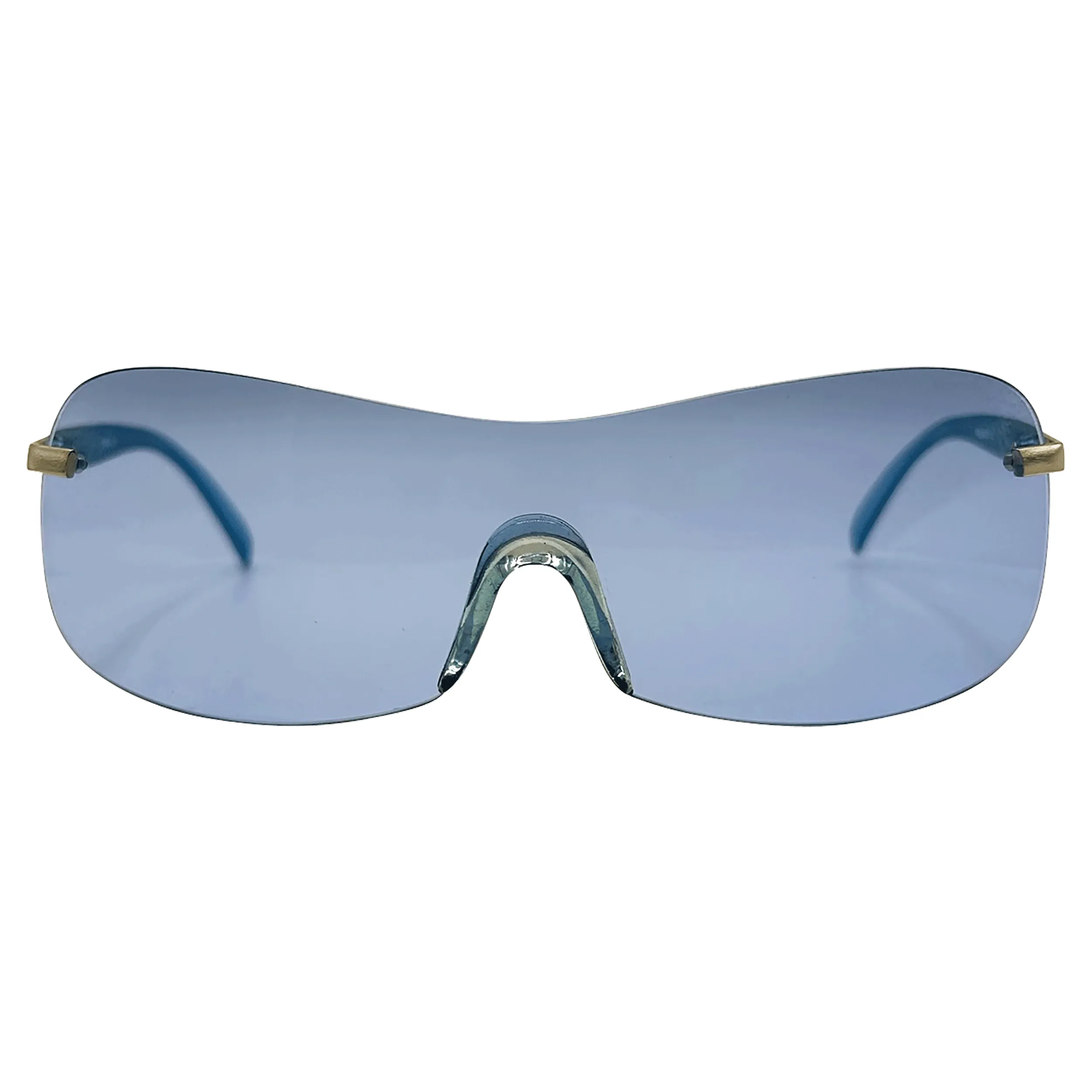 LEMONADE Rimless Shield Sunglasses sold by Giant Vintage product image thumbnail 3