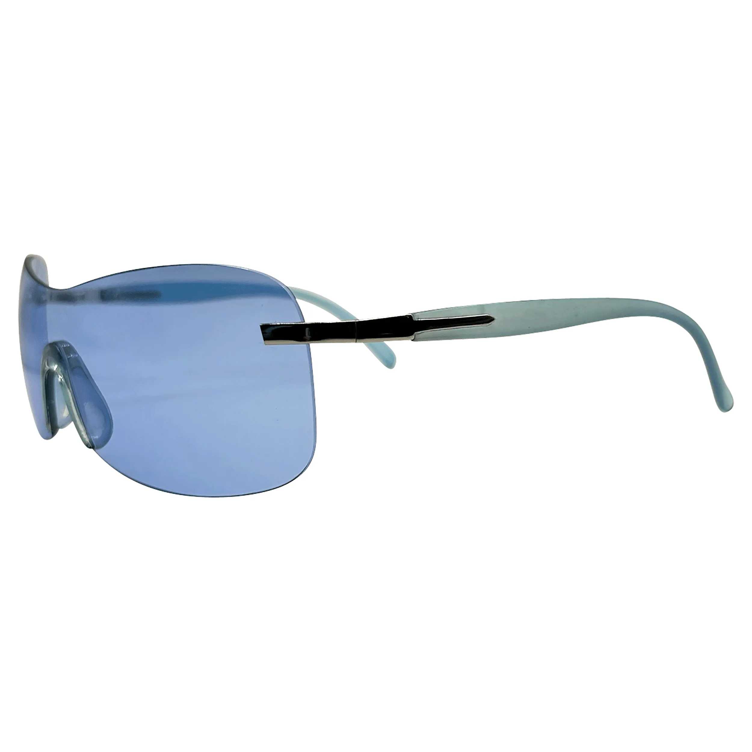 LEMONADE Rimless Shield Sunglasses sold by Giant Vintage product image thumbnail 4