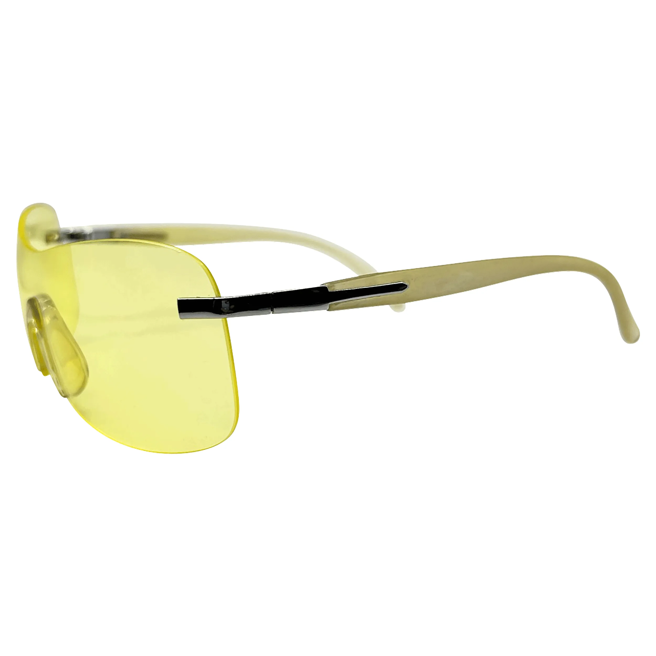 LEMONADE Rimless Shield Sunglasses sold by Giant Vintage product image thumbnail 2
