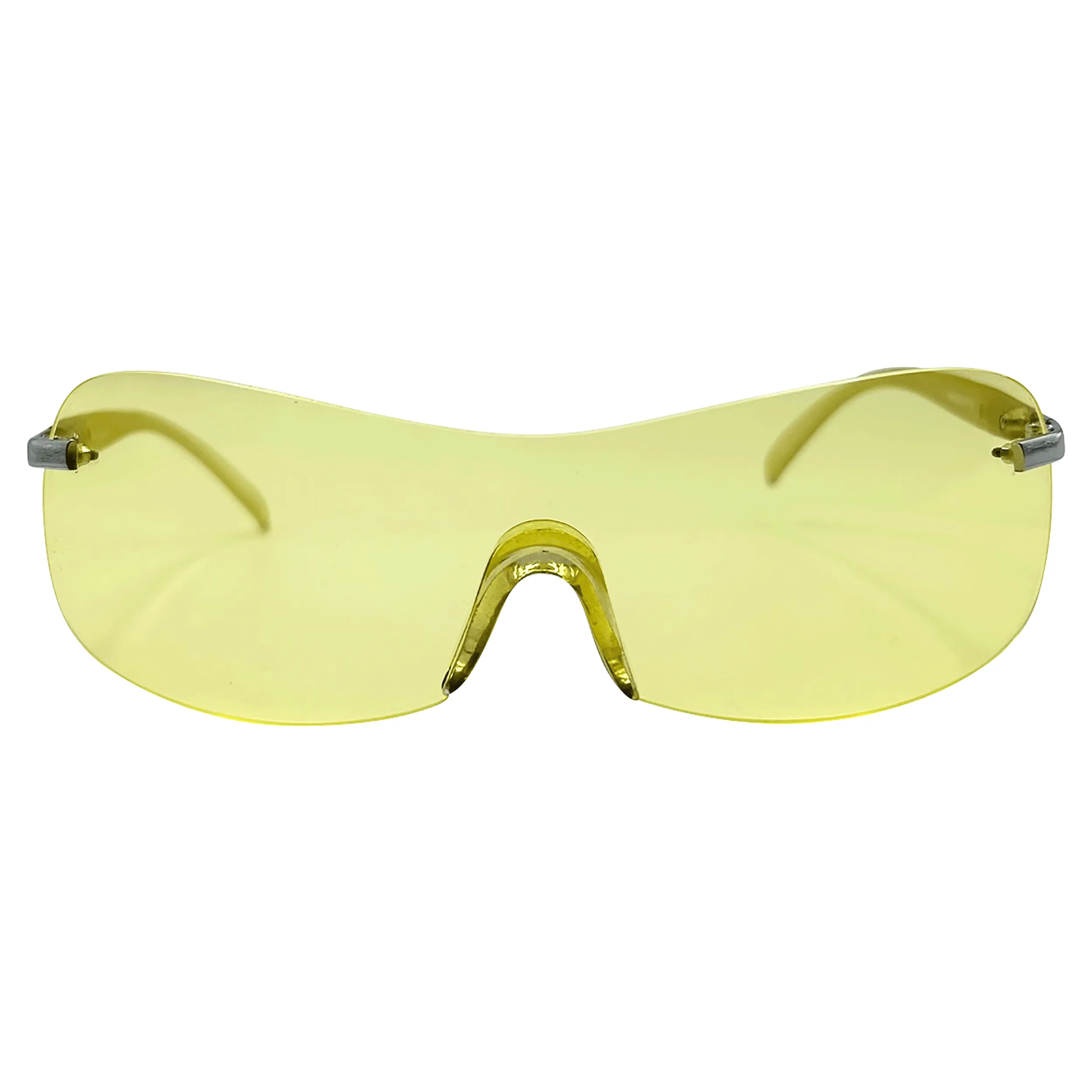 LEMONADE Rimless Shield Sunglasses sold by Giant Vintage