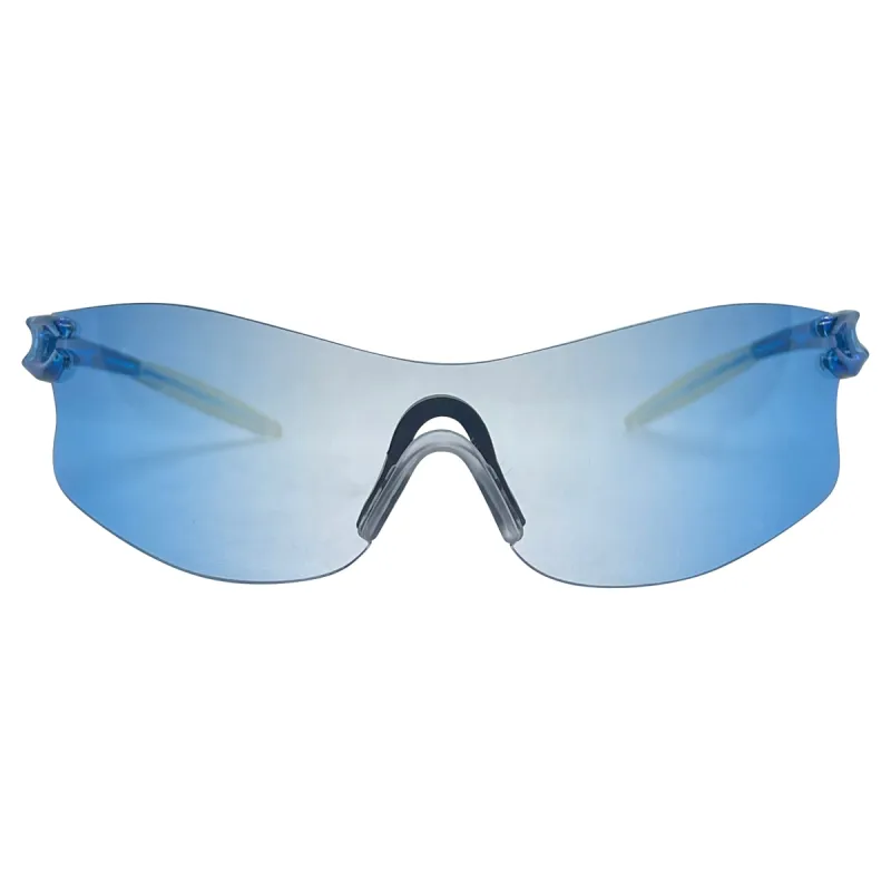 PUMA Blue Sporty Shield Sunglasses *As Seen On: Chloe Bailey* sold by Giant Vintage