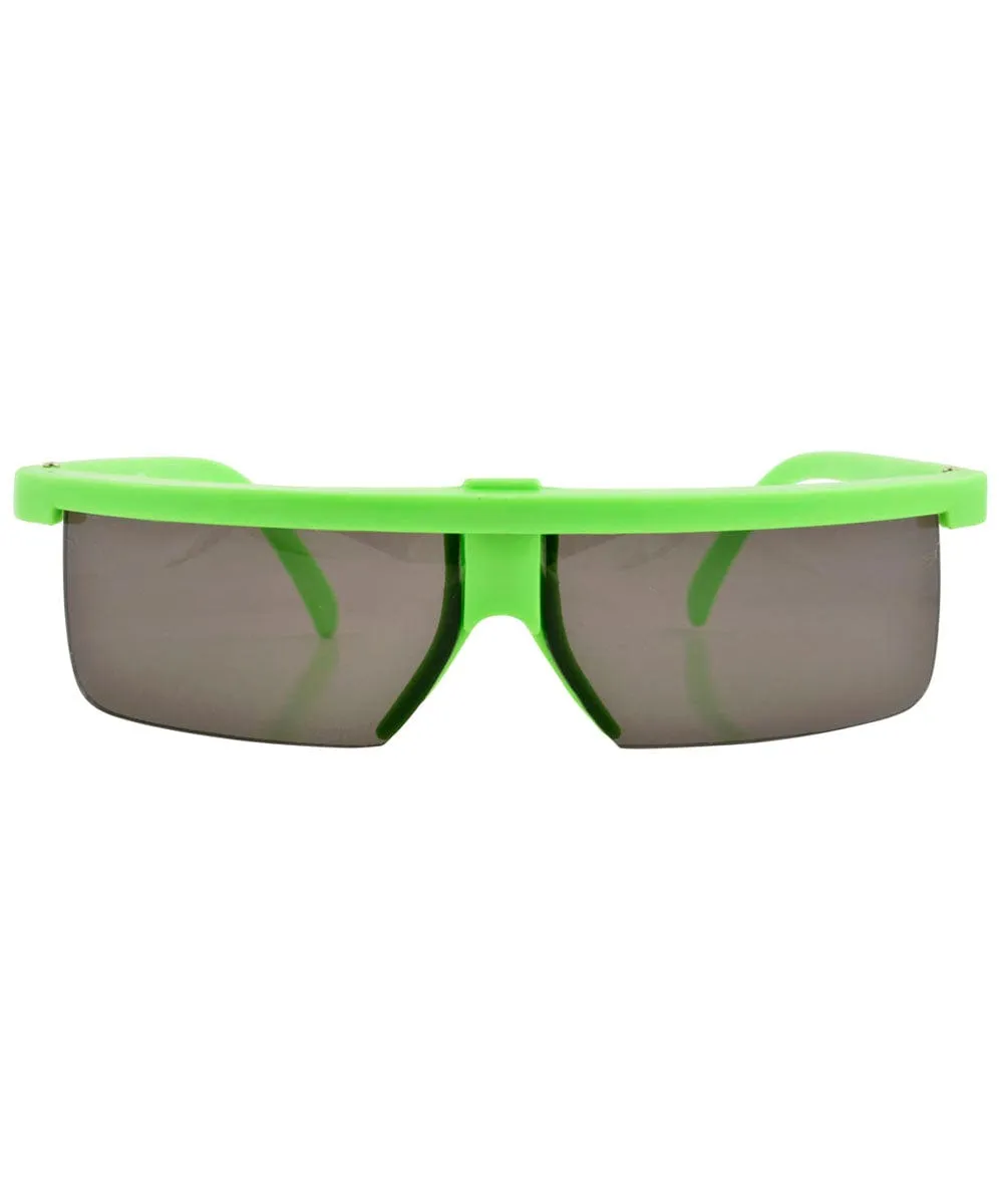 SQUATTER Green Fashion-Forward Sunglasses sold by Giant Vintage product image thumbnail 3