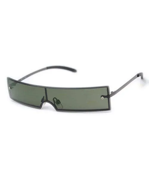 CHOW MEIN Green Fashion-Forward Sunglasses sold by Giant Vintage product image thumbnail 2