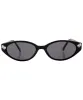 ADORBULOUS Black/White Cat-Eye Sunglasses sold by Giant Vintage