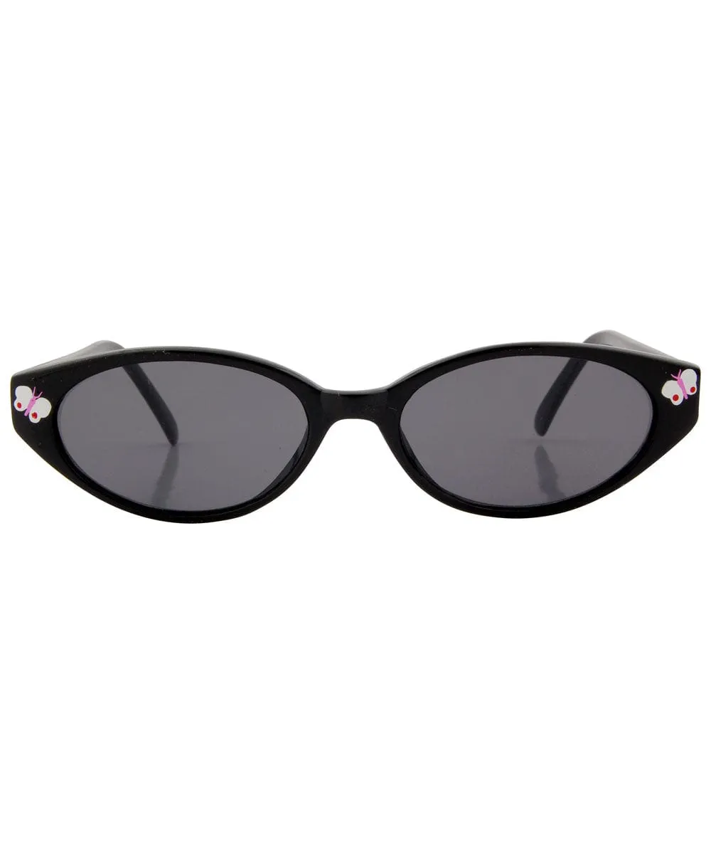 ADORBULOUS Black/White Cat-Eye Sunglasses sold by Giant Vintage product image thumbnail 3