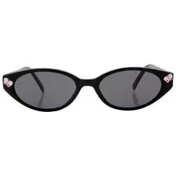 ADORBULOUS Black/White Cat-Eye Sunglasses sold by Giant Vintage