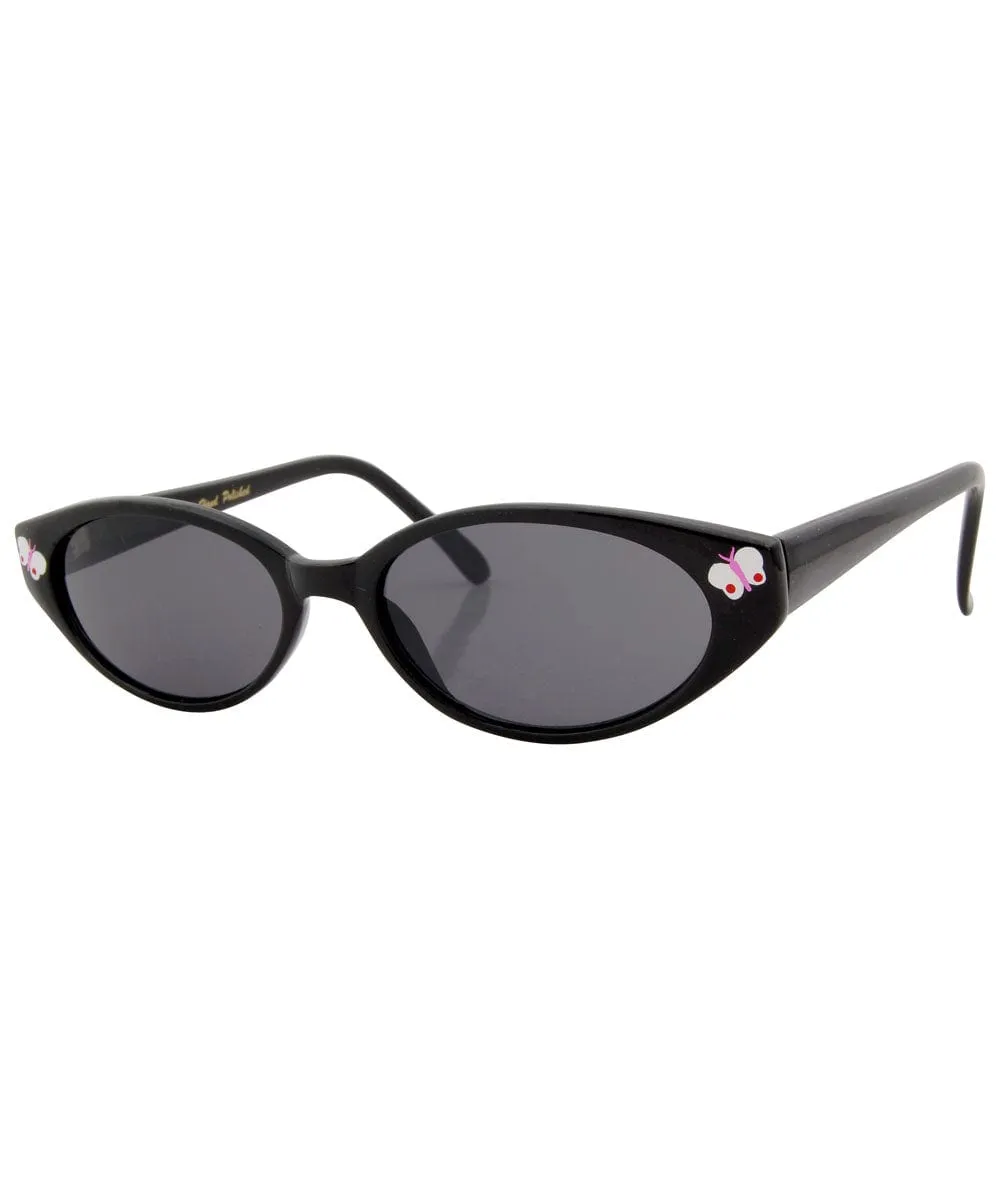 ADORBULOUS Black/White Cat-Eye Sunglasses sold by Giant Vintage product image thumbnail 2