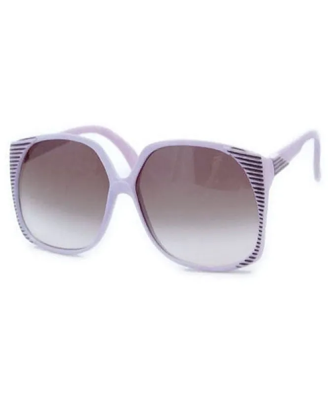 SANTA ANA Lilac 70s Oversized Sunglasses sold by Giant Vintage