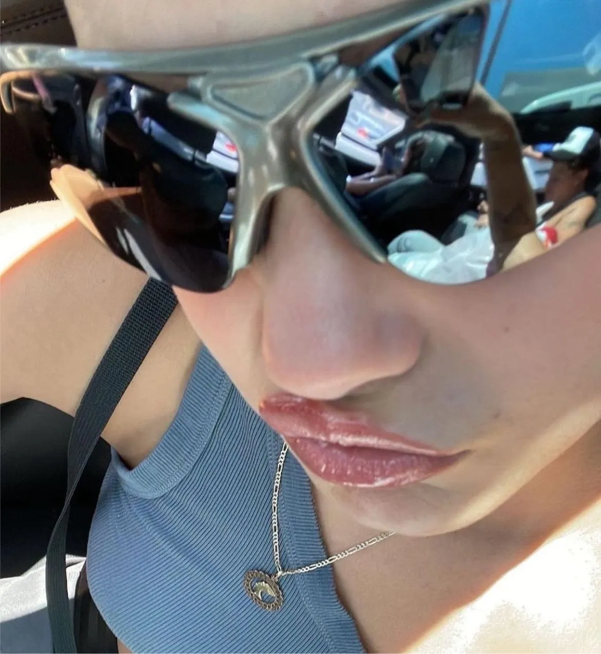 CYCLICAL Charcoal Sports Sunglasses sold by Giant Vintage product image thumbnail 4