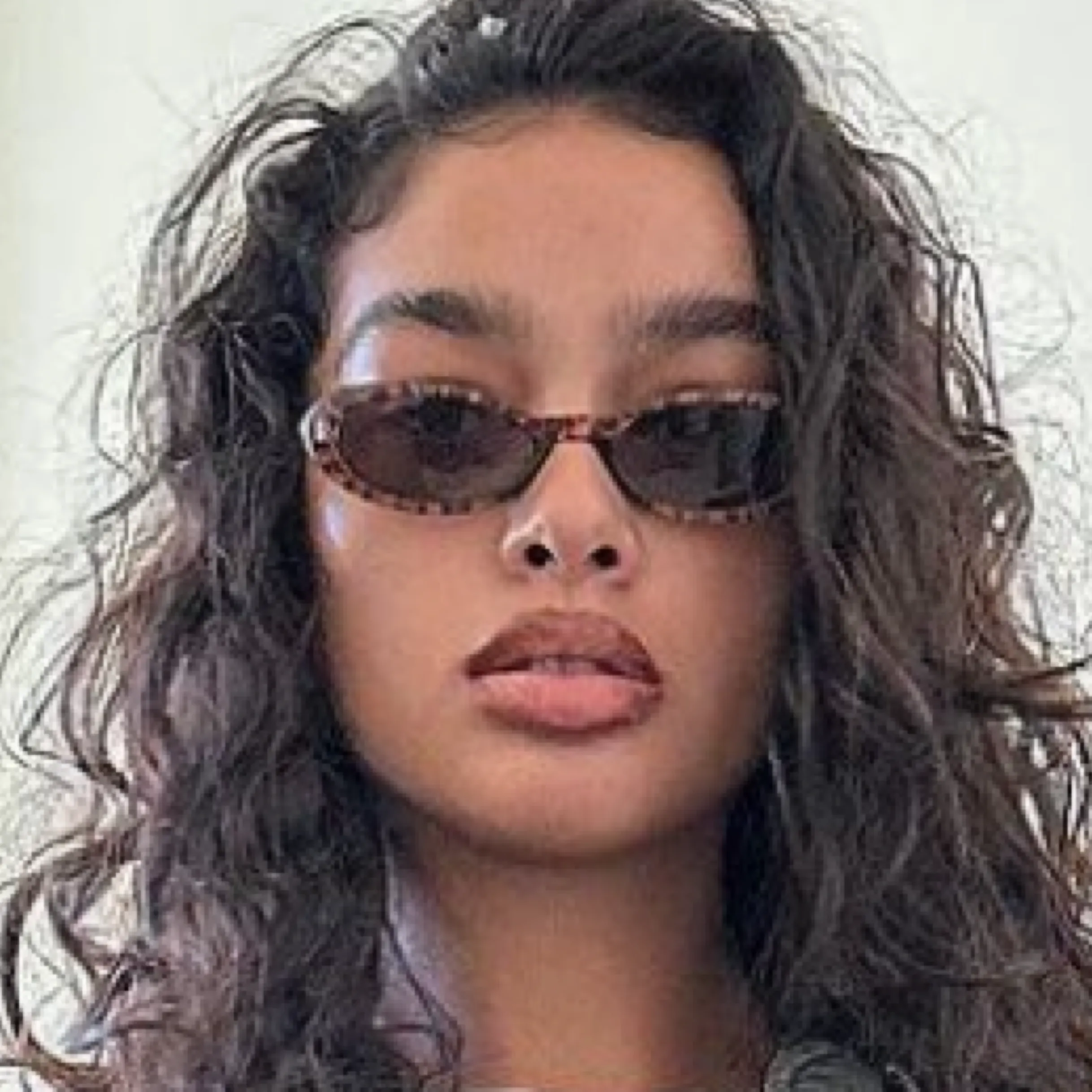 PANTHERESS Oval Panther-Print 90s Sunglasses sold by Giant Vintage product image thumbnail 4