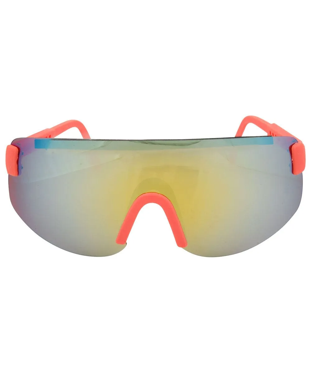 FRESH Orange Shield Sunglasses sold by Giant Vintage product image thumbnail 3