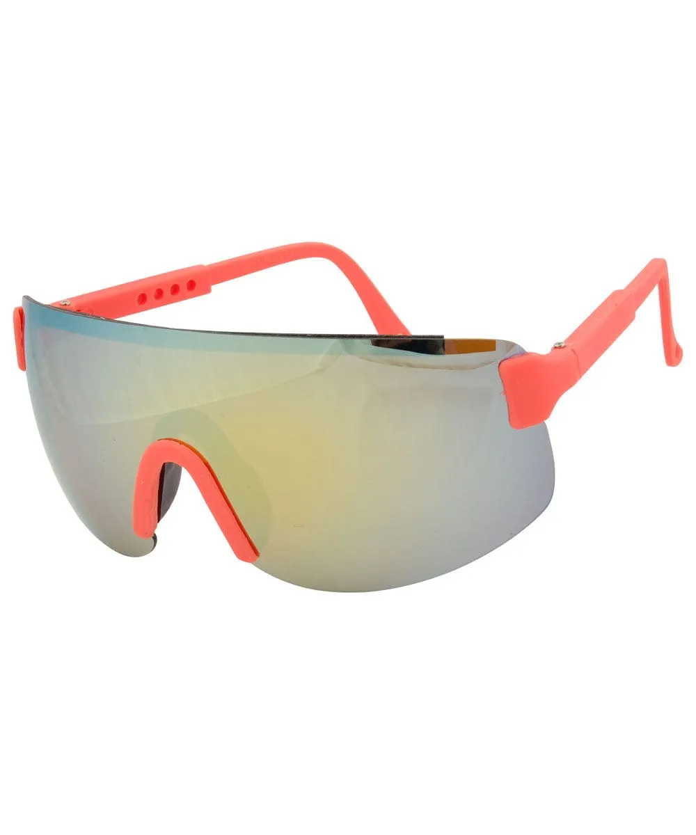 FRESH Orange Shield Sunglasses sold by Giant Vintage product image thumbnail 2
