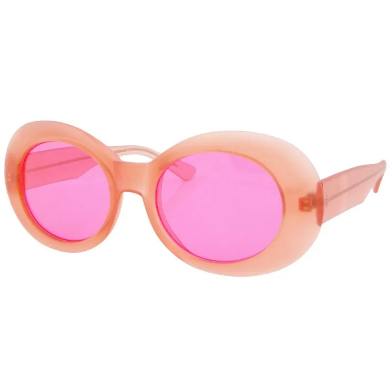 HEAVEN Pink Indie Oval 90s Sunglasses sold by Giant Vintage