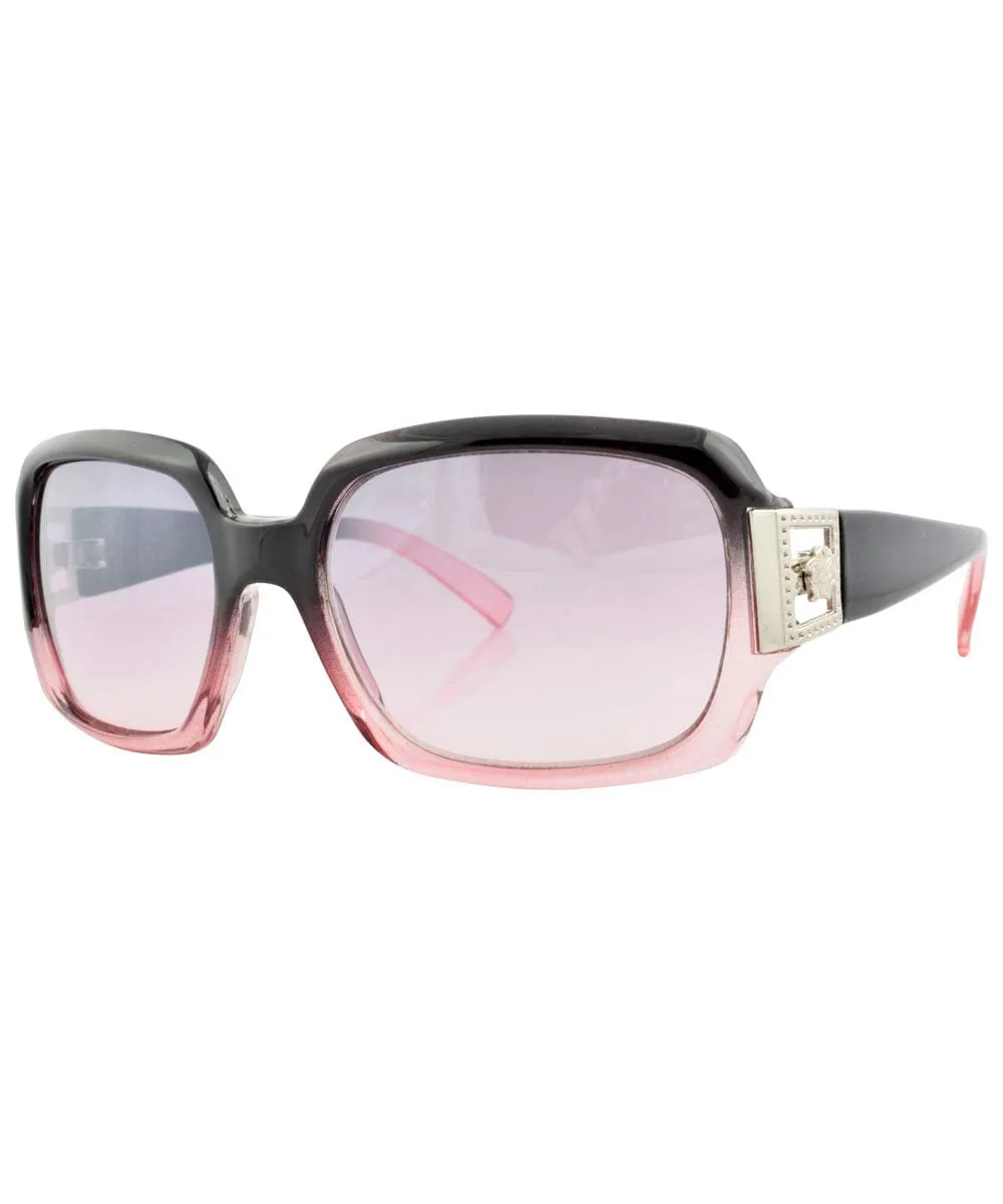 PAN Black/Pink Square Sunglasses sold by Giant Vintage product image thumbnail 2