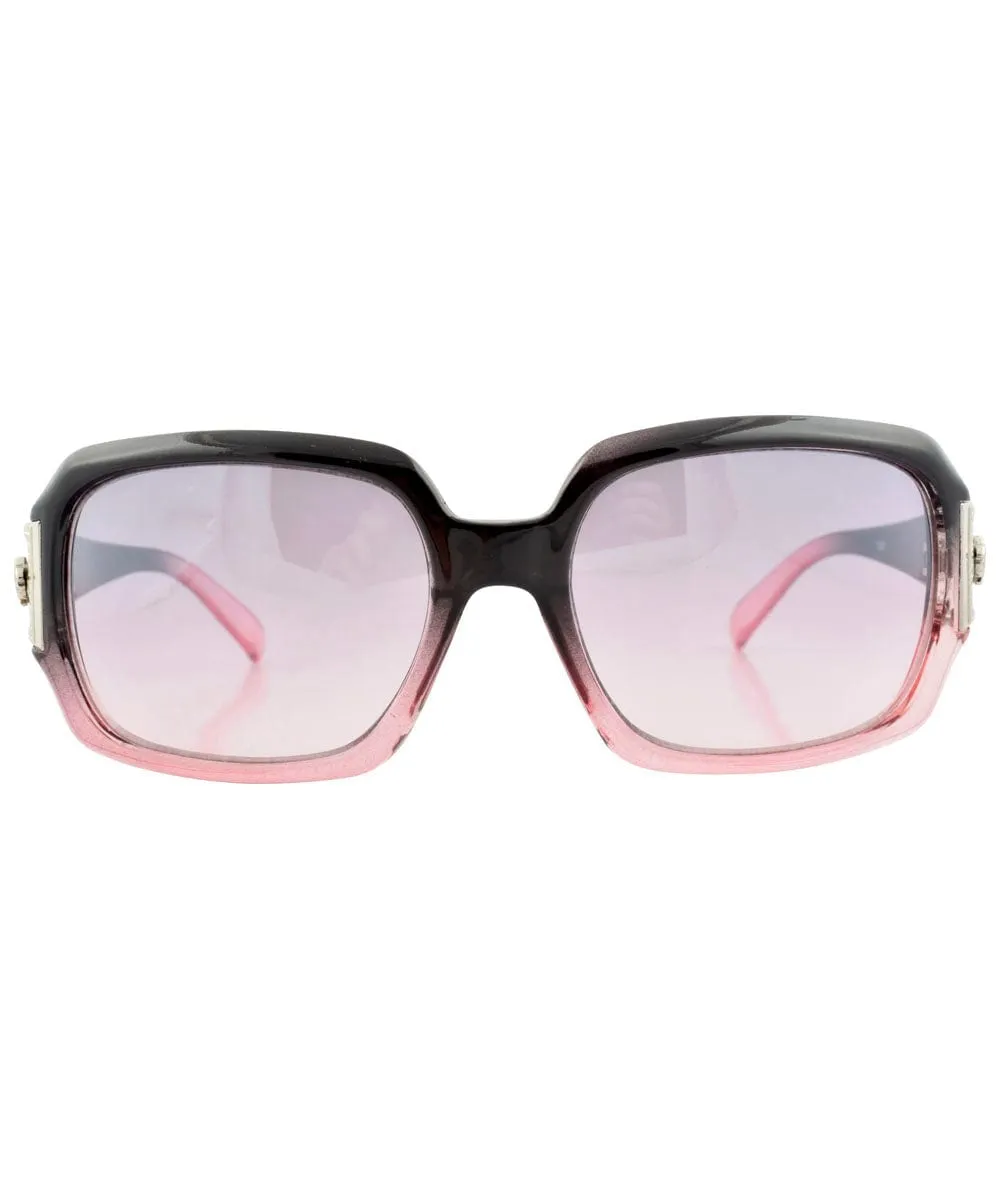PAN Black/Pink Square Sunglasses sold by Giant Vintage product image thumbnail 3