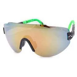 STEEZ Black/Green Sports Sunglasses sold by Giant Vintage