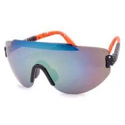 STEEZ Black/Orange Sports Sunglasses sold by Giant Vintage