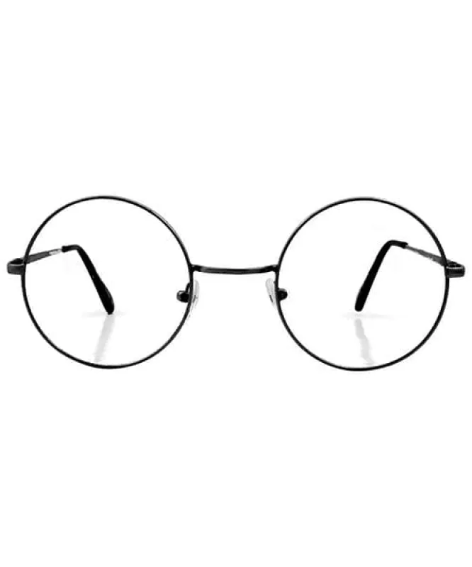 LENNON Black Clear Glasses sold by Giant Vintage