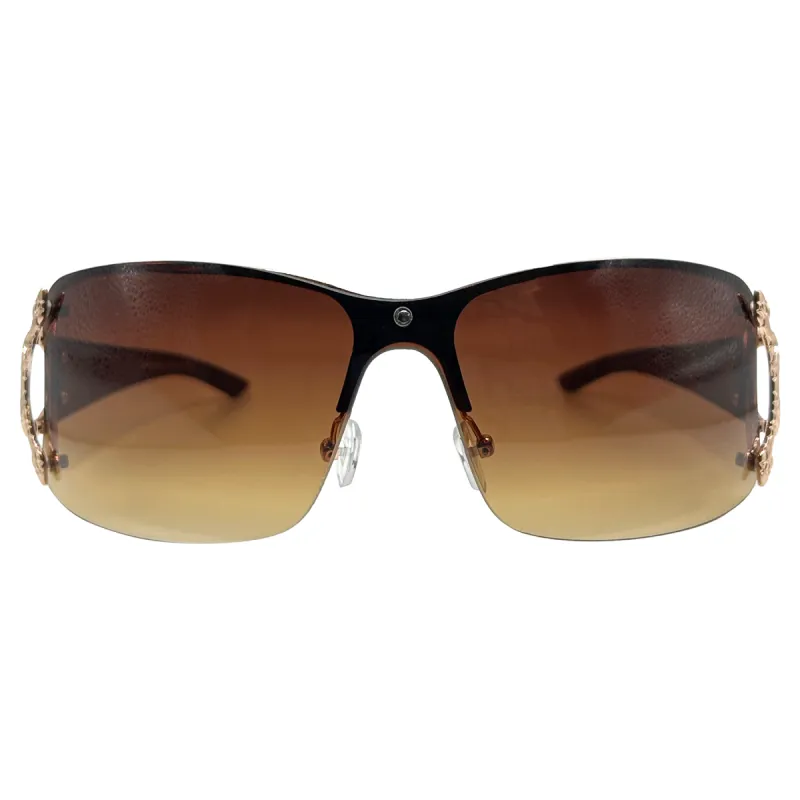 VIPER Shield Y2K Sunglasses With Snake Detail sold by Giant Vintage