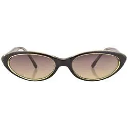 SQUIDDLE Green Cat-Eye Sunglasses sold by Giant Vintage