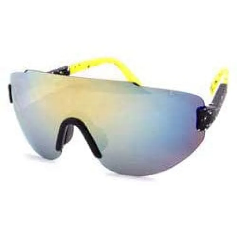 STEEZ Black/Yellow Sports Sunglasses sold by Giant Vintage