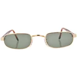 DECKS Gold Trendy Slim 90s Sunglasses sold by Giant Vintage