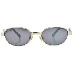 DIPTYCH Silver Oval Sunglasses sold by Giant Vintage