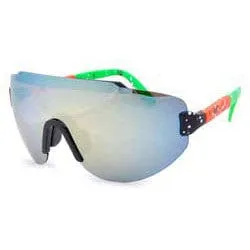 STEEZ Orange/Green Sports Sunglasses sold by Giant Vintage