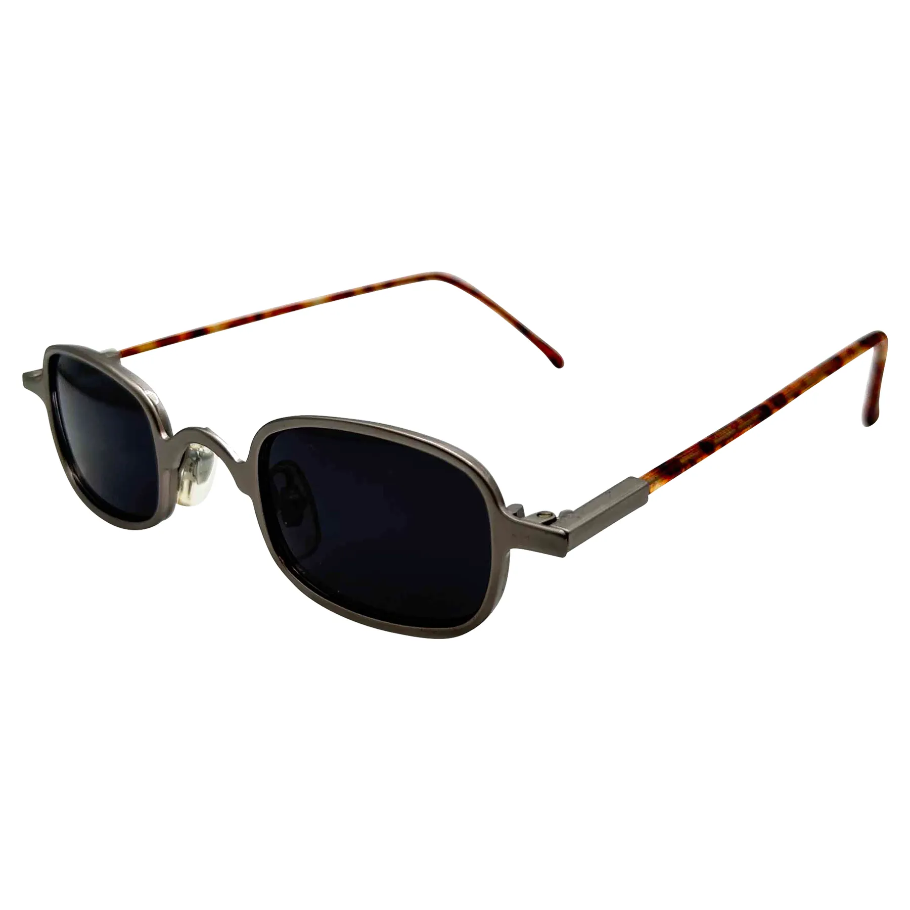 ARROYO Gunmetal Square 90s Sunglasses sold by Giant Vintage product image thumbnail 2