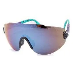 STEEZ Purple/Aqua Sports Sunglasses sold by Giant Vintage