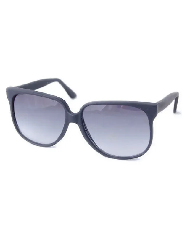 LIBRA Black 80s Sunglasses sold by Giant Vintage