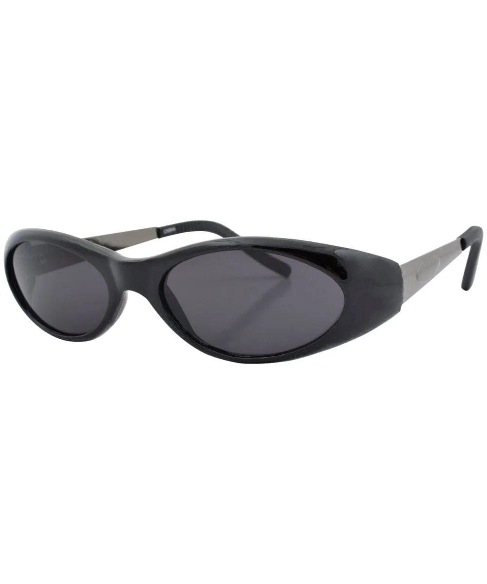 CAT-TAGEOUS Black Cat-Eye Sunglasses sold by Giant Vintage product image thumbnail 3