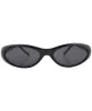 CAT-TAGEOUS Black Cat-Eye Sunglasses sold by Giant Vintage