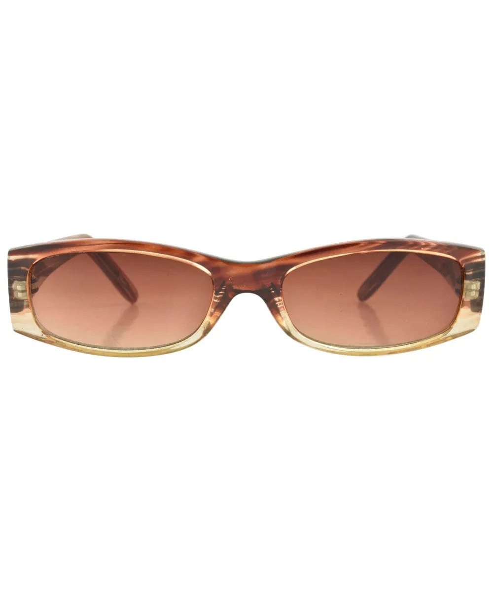 STINKER Brown Indie Sunglasses sold by Giant Vintage product image thumbnail 2