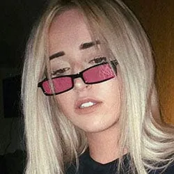 CUBEZ Pink Square Sunglasses sold by Giant Vintage