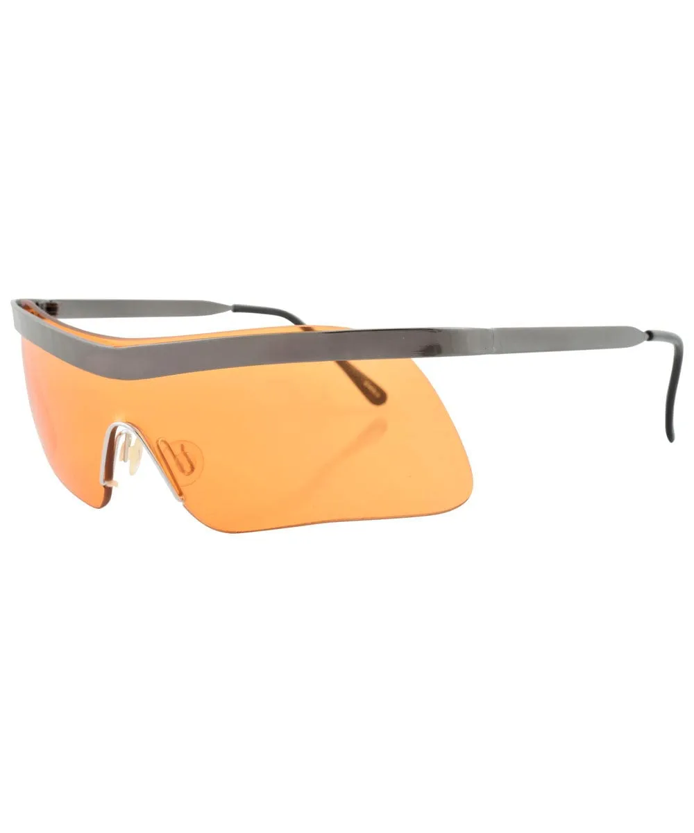 SHOWBOAT Orange Rimless Sunglasses sold by Giant Vintage product image thumbnail 2