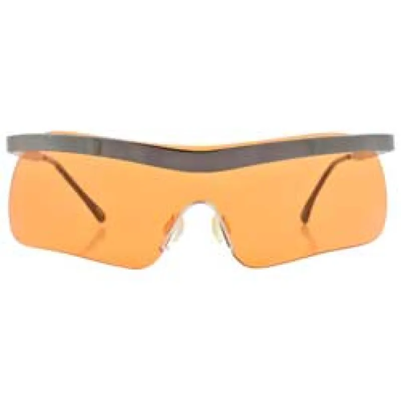 SHOWBOAT Orange Rimless Sunglasses sold by Giant Vintage