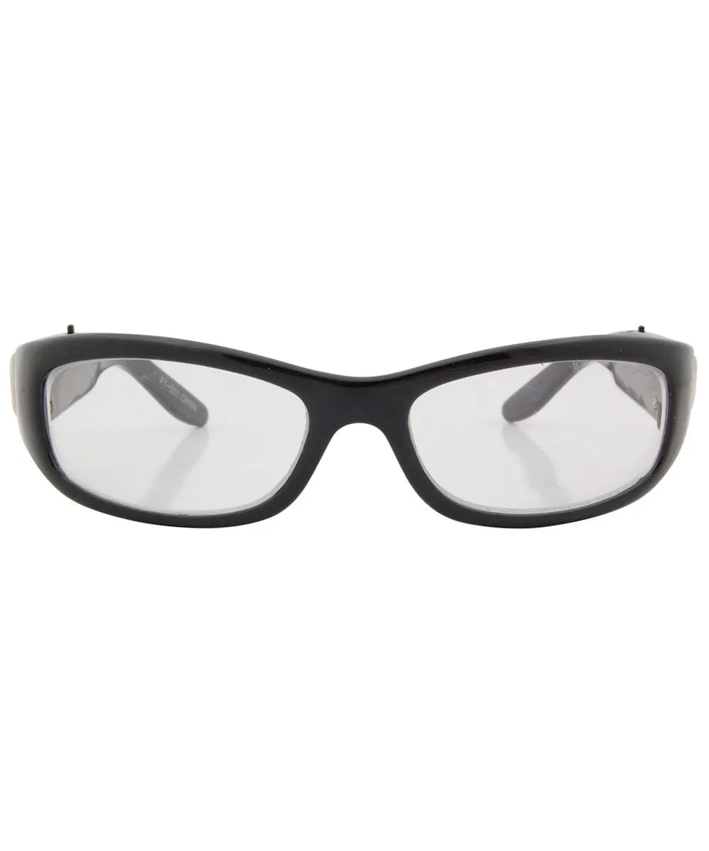 FLASHER Black Mens Sunglasses sold by Giant Vintage product image thumbnail 2