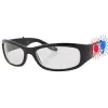 FLASHER Black Mens Sunglasses sold by Giant Vintage
