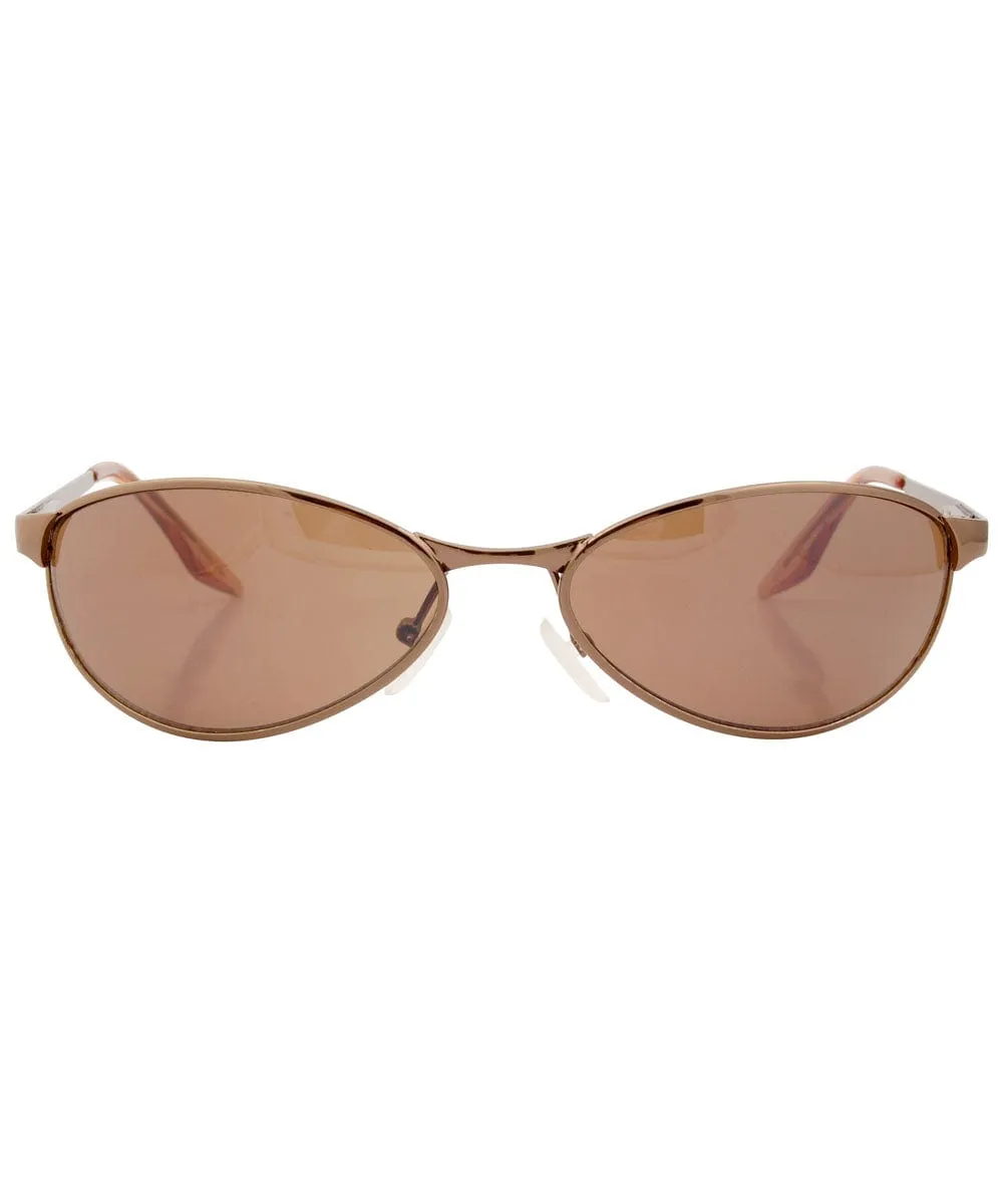 QUICK Copper Aviator Sunglasses sold by Giant Vintage product image thumbnail 3