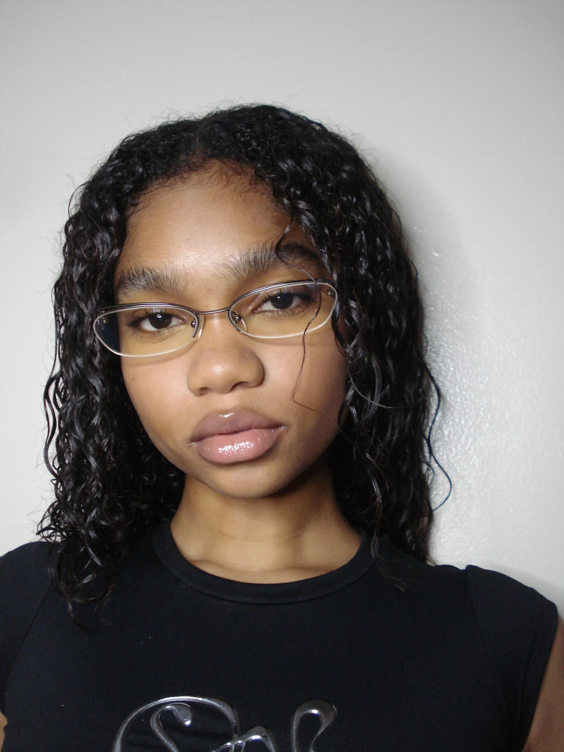 POKER FACE 90's Clear Bayonetta Glasses sold by Giant Vintage product image thumbnail 2