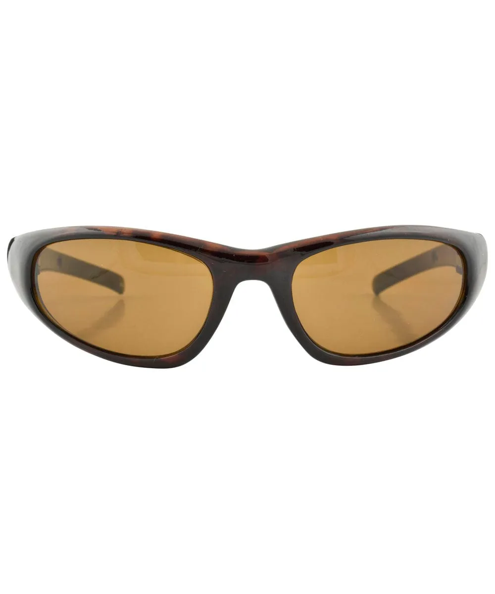 GARB Tortoise/Brown Sports Sunglasses sold by Giant Vintage product image thumbnail 3