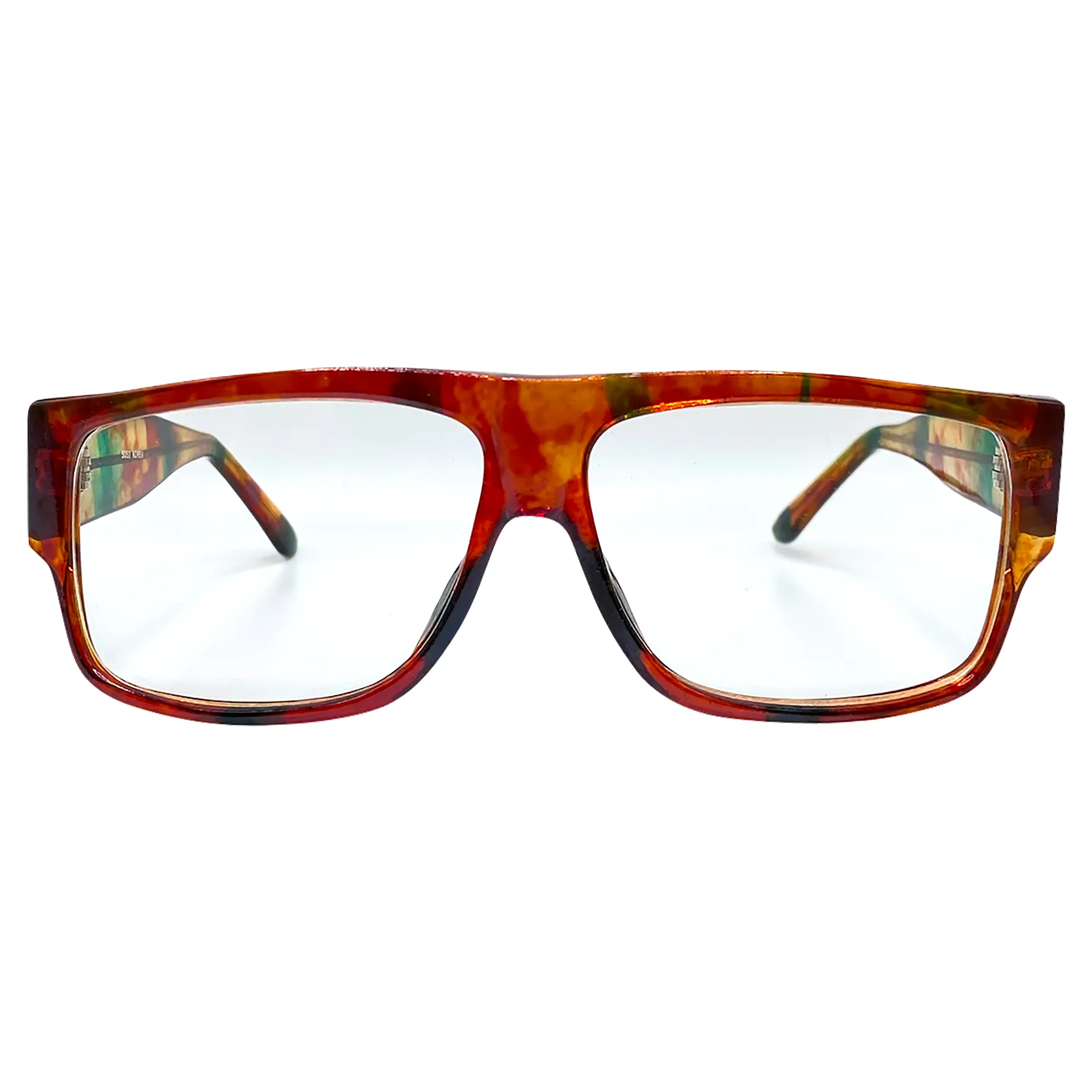 JACKSON Yellow 80s Clear Glasses sold by Giant Vintage