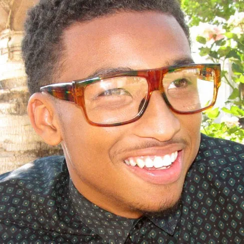 JACKSON Yellow 80s Clear Glasses sold by Giant Vintage product image thumbnail 2