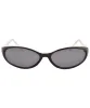 FUNNAGE Black/White Oval Sunglasses sold by Giant Vintage