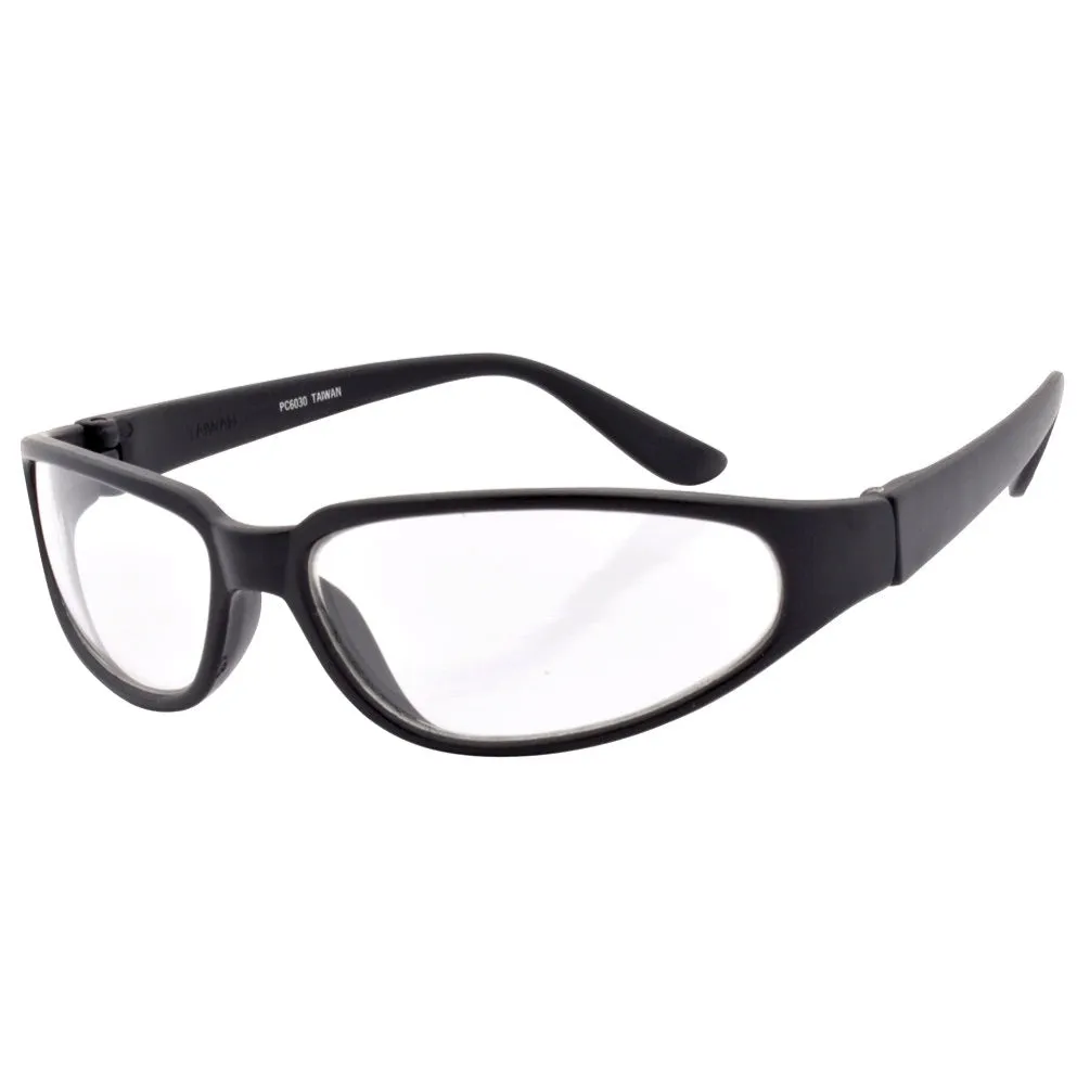 FRIED Black Clear Sports Glasses sold by Giant Vintage product image thumbnail 2