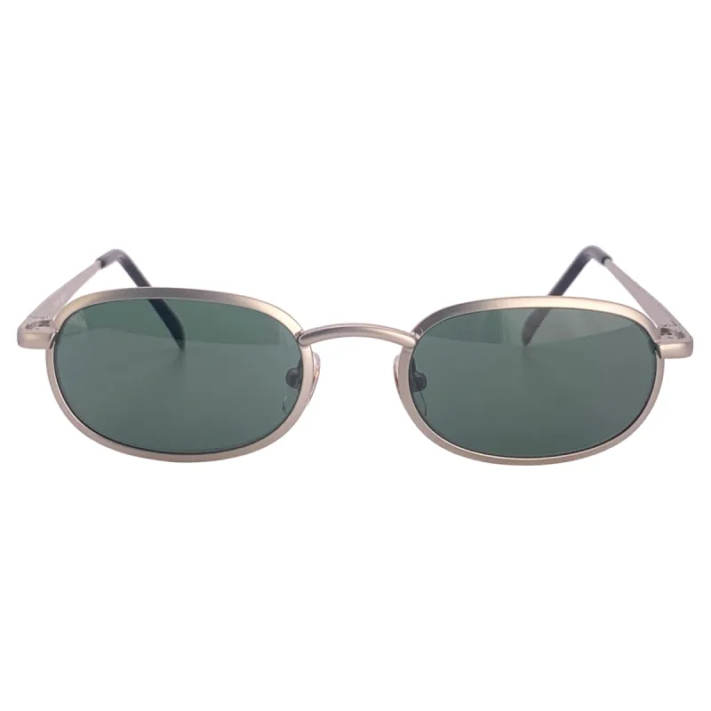 BECKHAM 90’s Metal Oval Sunglasses sold by Giant Vintage